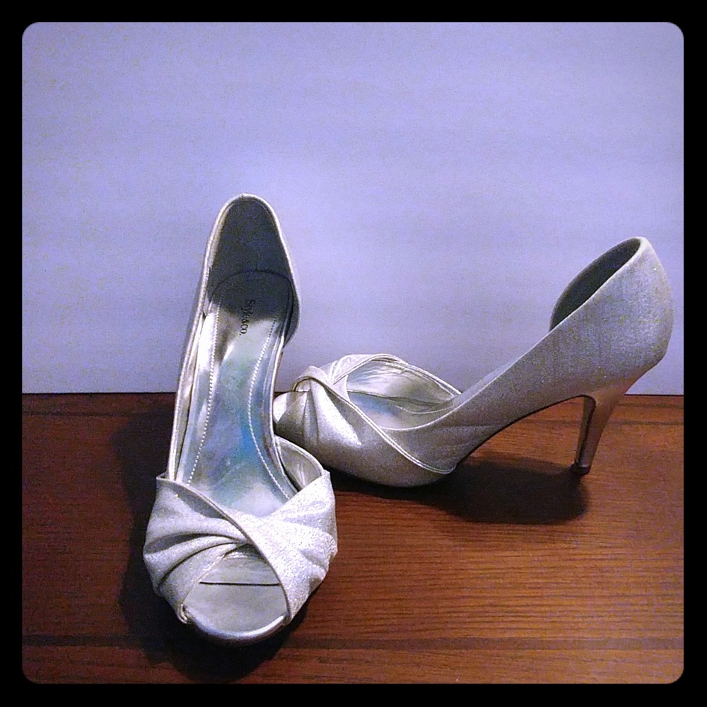 Style&co Silver heels